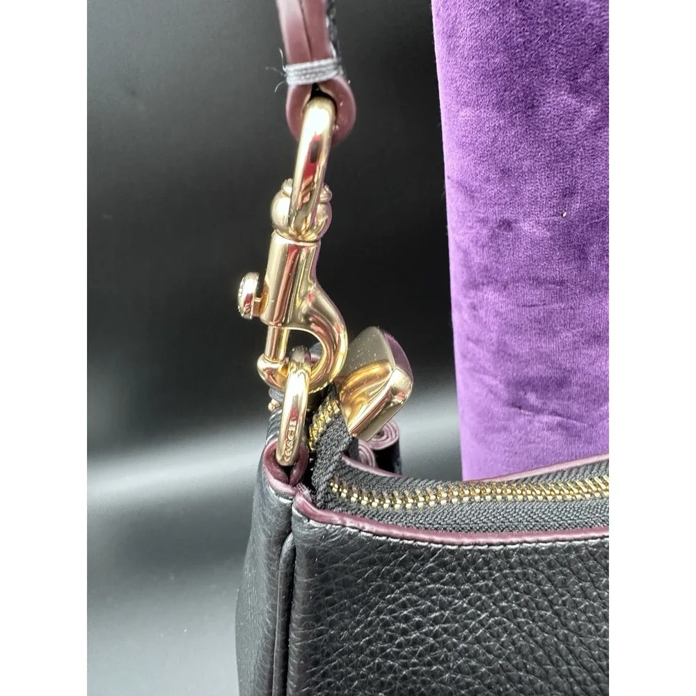 Coach Teri Shoulder Bag with Debossed‎ Coach Heritage Patch + Tassel